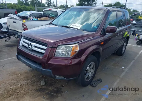 2007 Honda Pilot Ex-L from USA, damaged, VIN 5FNYF18547B032615